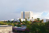 Вид на Агадир с крыши отеля